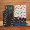 10 Sheets of Mix Designer Soft Touch Christmas Gift Wrap Wrapping Paper