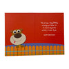 Open Male Juvenile Cute Dog Design Birthday Card