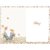 Bears Holding Hands In Flowers To Wonderful Mum Mother's Day Card