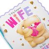 Cute Forever Friends with Hearts Design Wife Anniversary Card