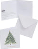 Multipack of 10 Berry Christmas Luxury Design Christmas Cards with Envelopes