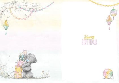 Bear Walking Down Steps 60th Birthday Card
