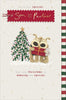 Boofles Holding Gift Son & Partner Christmas Card