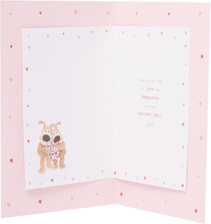Boofle Cute Design Daughter & Son-in-Law Wedding Anniversary Card