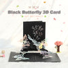Black Butterfly 3D Pop Up Greeting Card