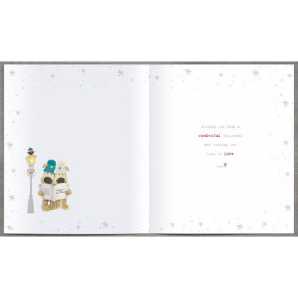 Boofles With Card Great Grandparents Christmas Card