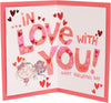 Cute Design with Badge Wife Valentine's Day Card