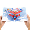 Wings of Joy 3D Airplane Pop Up Kids Birthday Card