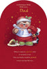 Festive Mouse Design Dad Christmas Card
