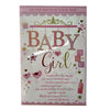 Beautiful Pink Pastel On the Birth of Your Baby Girl Greeting Card