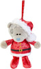 Me to You Plush Tree Decoration Tatty Teddy Dressed As Santa Official Collection