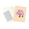 Lovebirds in Romantic Tree Scene Pop Up Card