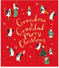 Penguins Design Grandma & Grandad Christmas Card