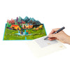 Campfire Moments 3D Forest Camping Pop Up Card