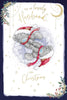 Bears Dancing In Snow Lovely Husband Christmas Card