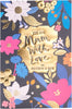 Gold & Floral Design Mother's Day Card