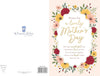 Floral Artwork And Verse Beautiful Mother's Day Card