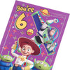 Disney Fun Toy Story 5 Design 6th Birthday Card with Activity Inside
