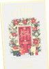 Xmas Doorway with Presents Auntie & Uncle Christmas Card