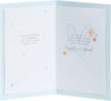 Floral Heart Design Anniversary Card