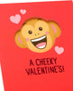Cheeky Monkey Design Valentine's Day Card