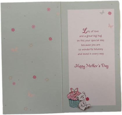 Cup Cake Yummy Mothers Day Card