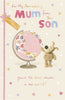Boofle With Globe From Son Mother's Day Card