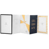 Memento Luxe Hip hip Hooray Birthday Card with Mini Card, Keepsake