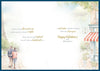 Couple Walking Past Boulangerie Handsome Husband Luxury Handmade 3D Effect Valentine's Day Card