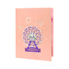 Flower Ferris Wheel Design Celebrate 3D Pop Up Greeting Card