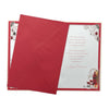 To a Dear Granddaughter and Partner Festive Classic Design Christmas Card