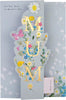 Florals Butterfly With Keepsake Bookmark Mum Mother's Day Card