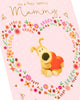 Boofle Sat Cuddling With Heart Valentine's Day Card