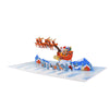 Santa’s Sleigh Ride A Magical Christmas Pop Up Card