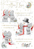Bears And Snow Scenes Storyboard For The One I Love Christmas Card