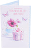 Teacups Design Birthday Card