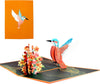 Hummingbird Harmony Pop Up Greeting Card