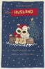 Boofle Couple Sat On Log Husband Christmas Card
