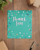 Thank You Card for Him/Her/Friend - Braille Design (Pack of 6) Cards