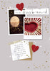 Contemporary Cute Illustrated Design for The One I Love Valentine Card