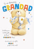 Forever Friends Bear With Trophy Design Grandad Birthday Card