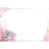 Bear Holding Bouquet Just To Say Blank Card