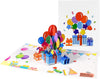 Colorful Balloons Gift Box Design 3D Pop Up Birthday Card