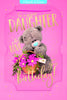 Bear And Basket Of Flowers 3D Photo Finish Keepsake Wonderful Friend Luxury Birthday Card