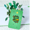 Lucky Clover 3D Pop Up Greeting Card