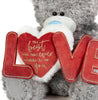 Me To You Tatty Teddy 27cm Large Bear With 'Love' Banner Official Valentine's Day Collection