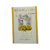 To All Of You Joy And Happiness Yellow Flowers Design Easter Card