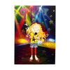 Age 9 Female Juvenile Disco Themed Birthday Card