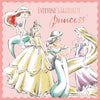 Favourite Princess Illustration Open Blank Card
