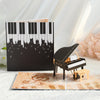 Musical Moments 3D Pop Up Piano Greeting Card